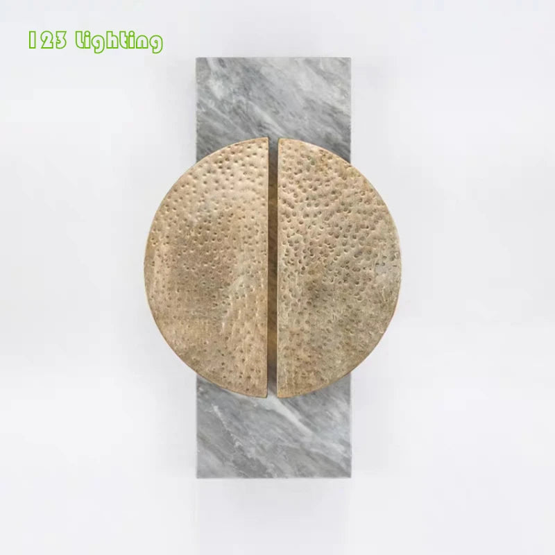 applique murale en marbre naturel pour décoration moderne et ambiance chaleureuse - vue 3 sur 8
