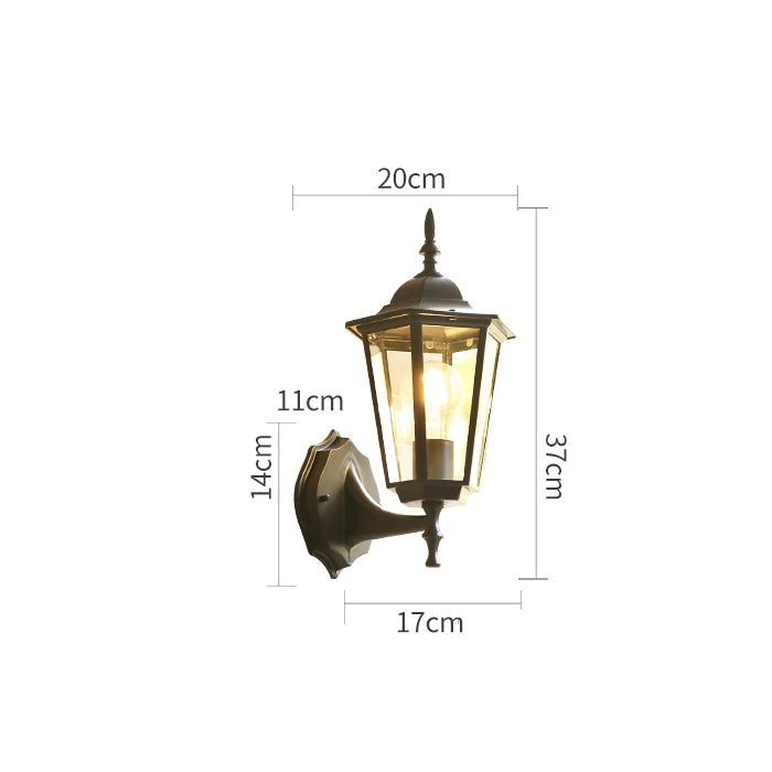 applique murale extérieure moderne pour jardin et terrasse - vue 15 sur 15
