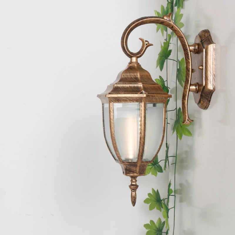 applique murale extérieure étanche style européen rétro et simple - vue 5 sur 8