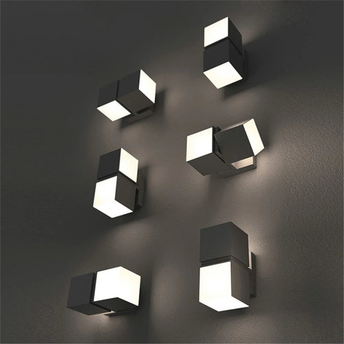 applique murale led étanche extérieur éclairage moderne décoratif paysage jardin allée