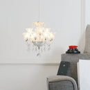 mini suspension créatives avec abat-jour en verre et cristal