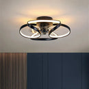 ventilateur de plafond smart led muet trois vitesses 	 style