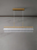 suspension moderne en cuivre pour éclairage intérieur