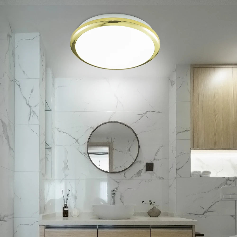 zerouno plafonnier moderne led étanche capteur de mouvement intérieur - vue 11 sur 10