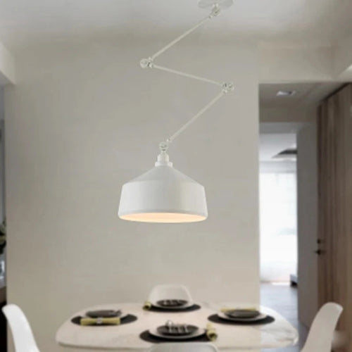 Moderne minimalistische Pendelleuchte aus Schmiedeeisen - vue 5 sur 27