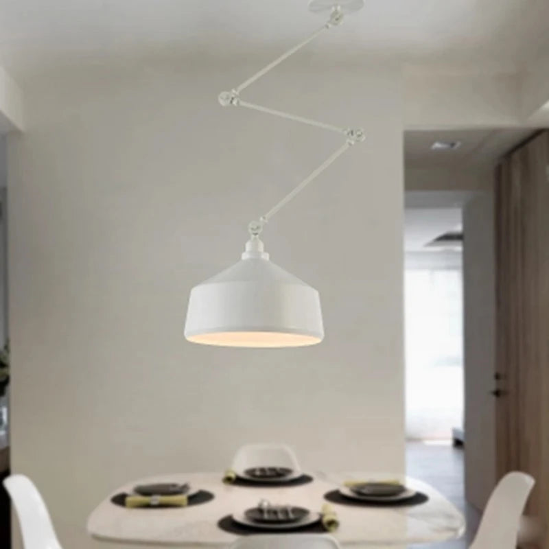 Moderne minimalistische Pendelleuchte aus Schmiedeeisen - vue 4 sur 27