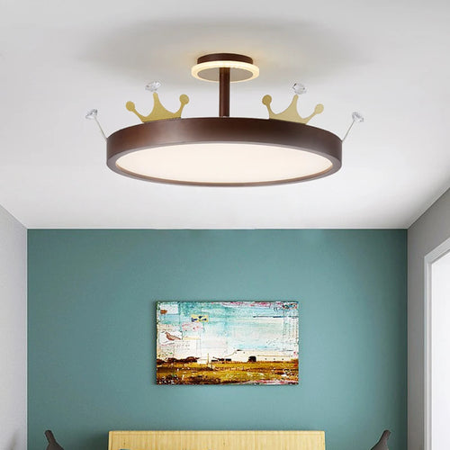 Kronleuchter Nordic Krone Vogel für Kinderzimmer - vue 4 sur 14