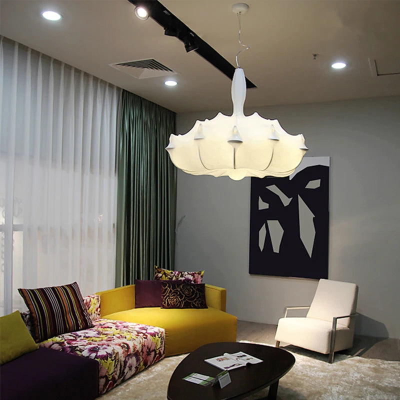 suspension nordiques en soie postmoderne pour décor maison loft - vue 5 sur 8