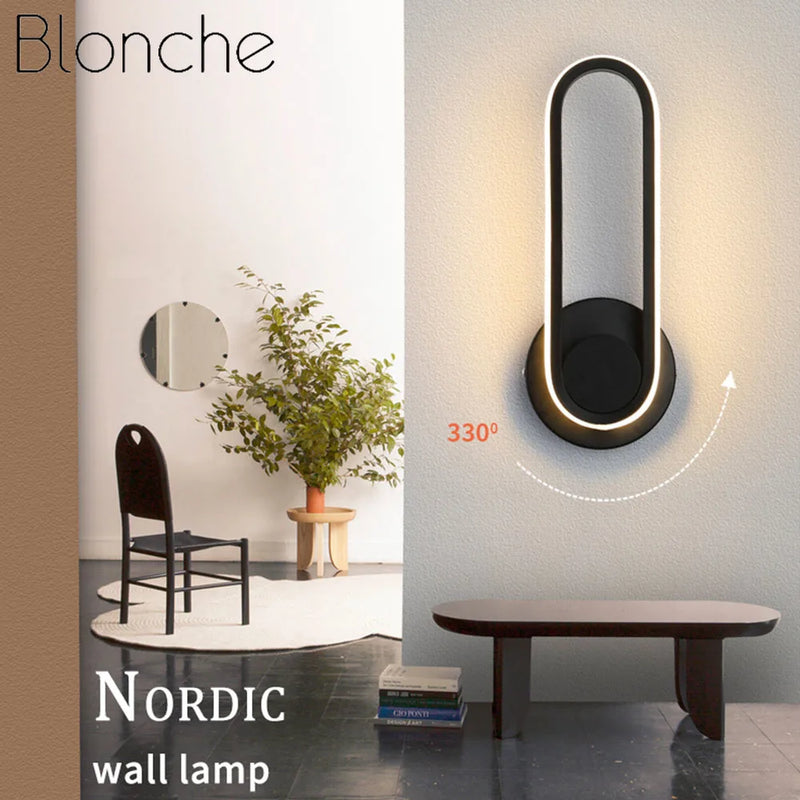 applique murale led design moderne et minimaliste pour intérieur décoratif