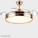 ventilateur de plafond nordique moderne avec lumière led