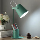 lampe de table led réglable style nordique avec porte-stylo protection yeux