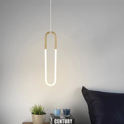 Nordische LED-Pendelleuchte in U-Form Modern Dekorativ - vue 2 sur 8