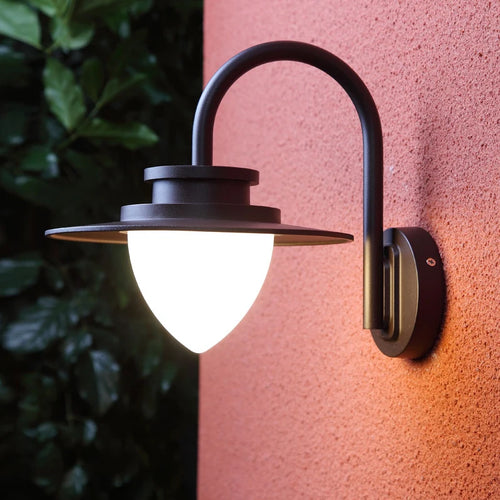 Außenwandleuchte Terrassenlampe 110V wasserdichte Gartenleuchte für Eingang und Veranda - vue 5 sur 7