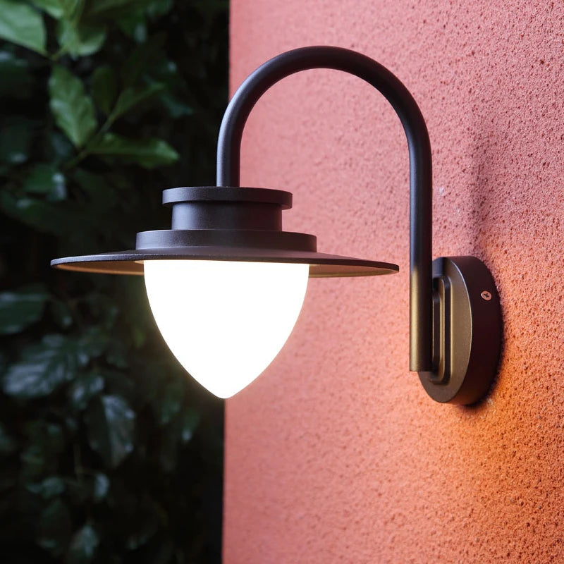 Außenwandleuchte Terrassenlampe 110V wasserdichte Gartenleuchte für Eingang und Veranda - vue 5 sur 7