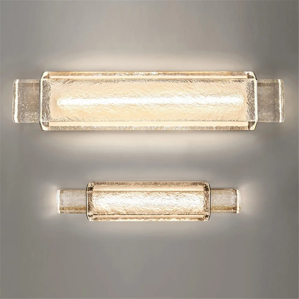 Luxuriöse LED-Wandleuchte aus Kristall für die Innendekoration - vue 4 sur 8