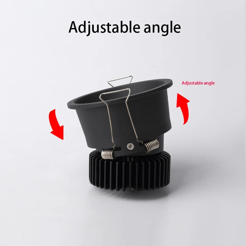 projecteurs led cob haute qualité cadre étroit downlight - vue 2 sur 5