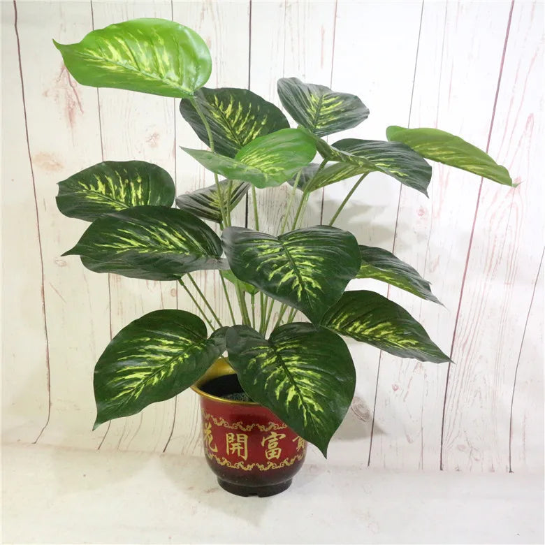 plantes artificielles tropicales monstera pour décoration intérieure - vue 8 sur 9