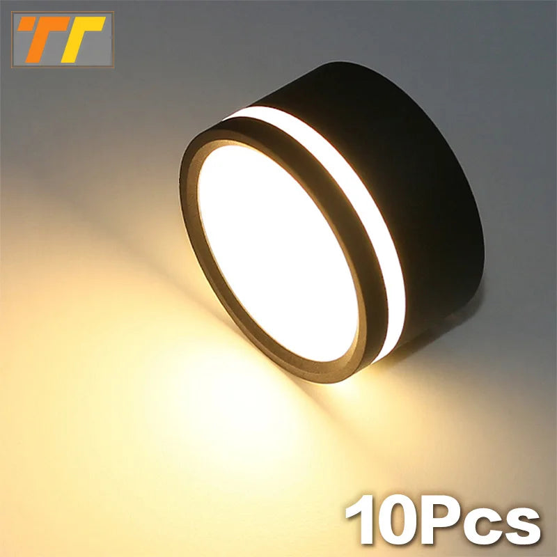 lot de 10 lampes led de guidage montées en surface - vue 2 sur 8