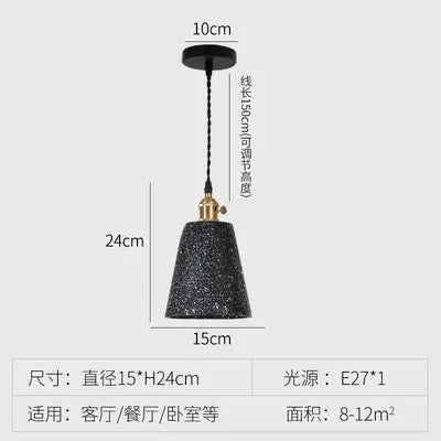 suspension industrielle en ciment pour table et bar - vue 20 sur 23