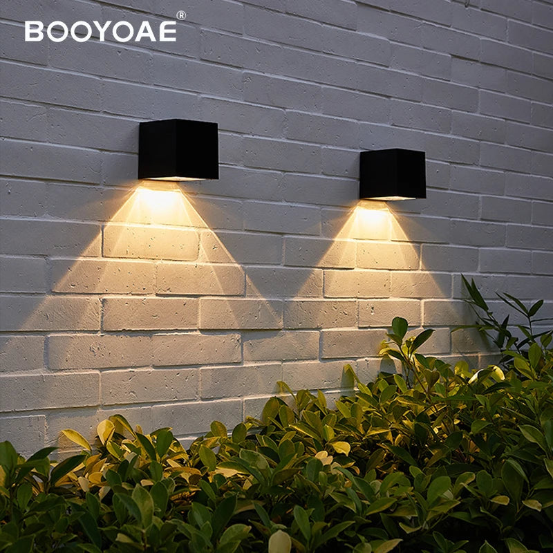 Applique solaire extérieure lumineuse appliques murales solaire petite Squa jardin couloir terrasse corps humain induction IP65 étanche Lighti - vue 5 sur 9