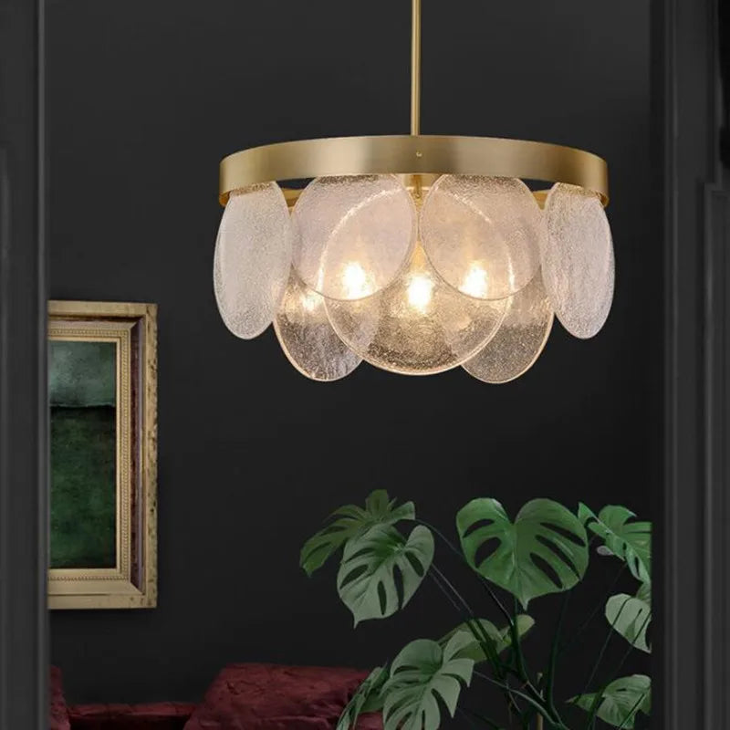 lustre moderne créatif en verre pour décoration intérieure - vue 4 sur 9