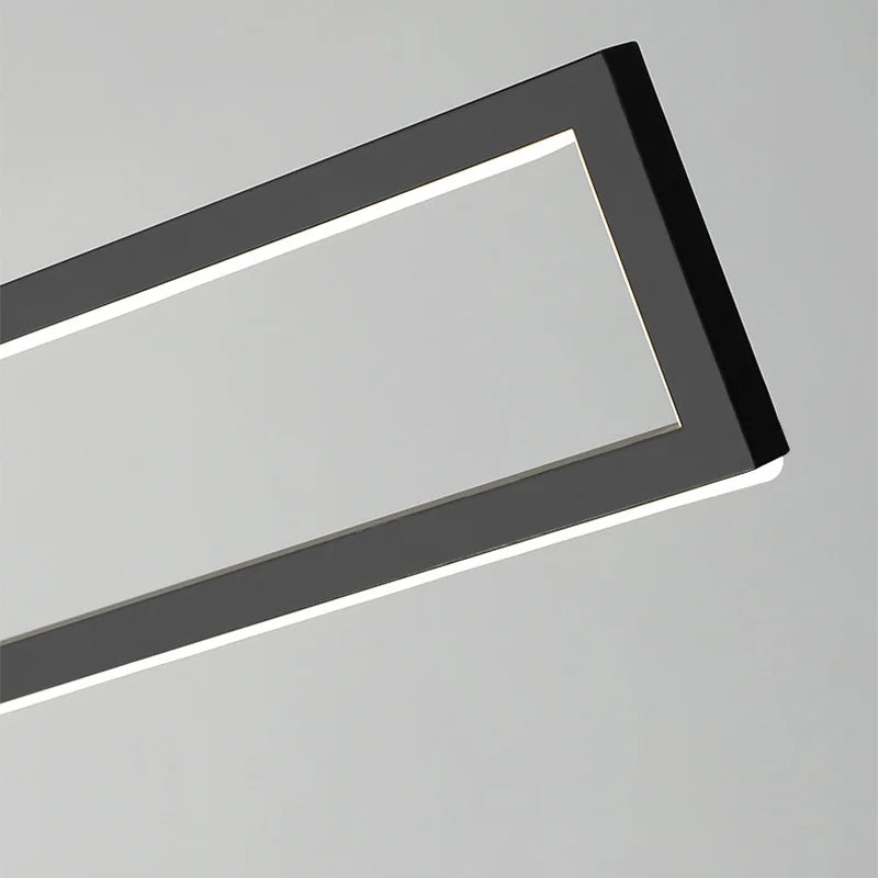 suspension led modernes rectangle pour intérieur - vue 6 sur 14