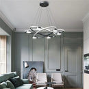 Postmoderne LED-Pendelleuchte aus Acryl im nordischen Design