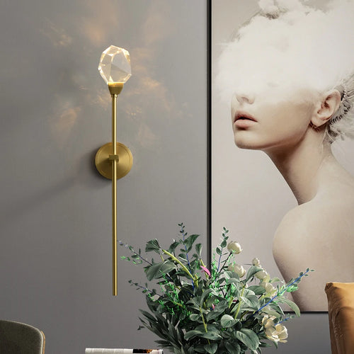 Moderne luxuriöse Kristall-Wandleuchte dekorativ LED - vue 2 sur 8