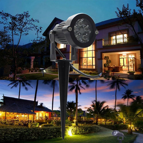 projecteur led étanche pour éclairage extérieur multicolore - vue 6 sur 6