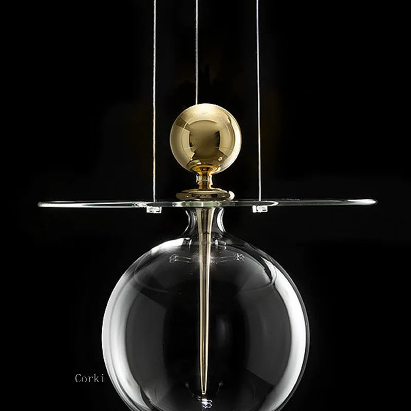 suspension en verre design nordique pour intérieur décoratif - vue 7 sur 8