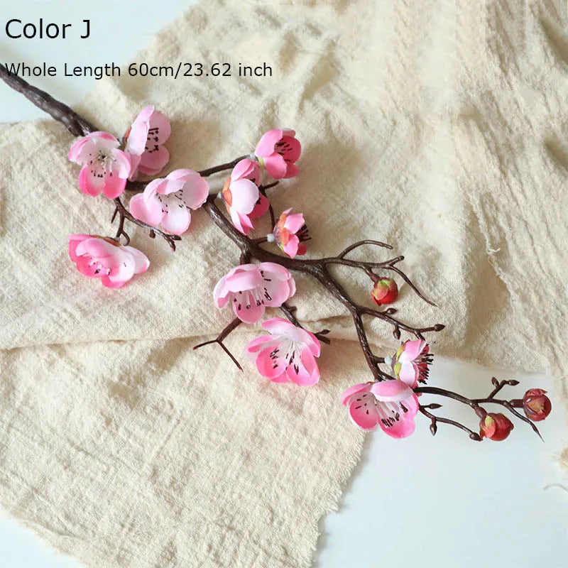branche de fleurs artificielles de cerisier pour décoration automnale - vue 8 sur 17
