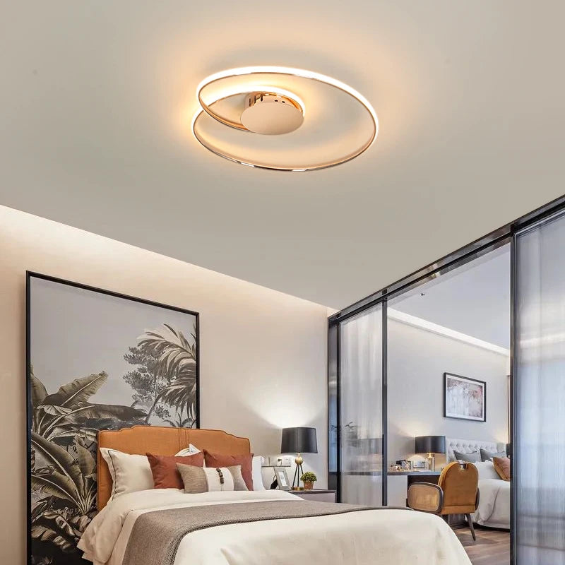 Moderne LED-Deckenleuchte für stilvolle Wohnraumgestaltung - vue 5 sur 10