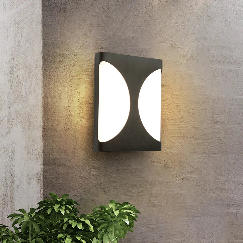 Moderne 15W extérieur applique murale LED lampes Simple étanche en plastique jardin porche appliques balcon maison extérieur éclairage mural Luminaire - vue 7 sur 10