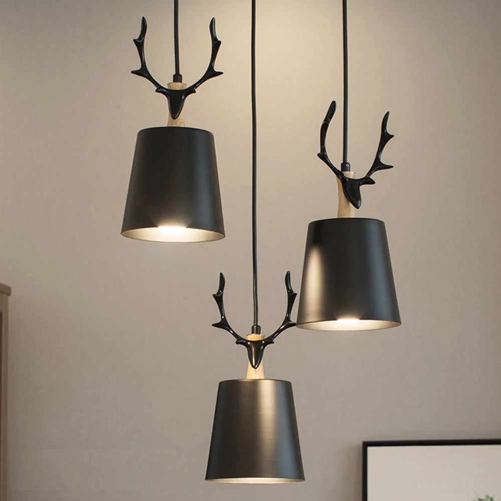 suspension moderne en bois nordique pour restaurant - vue 7 sur 13