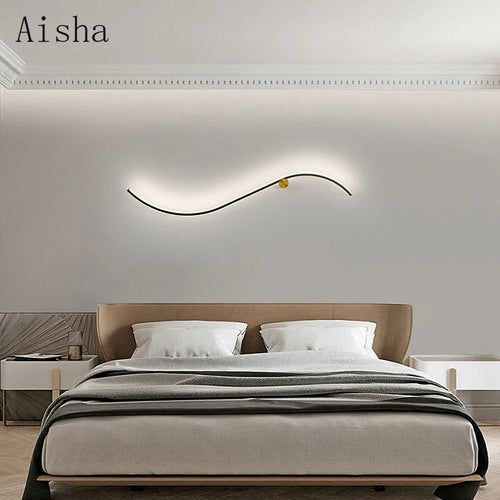 Moderne und kreative LED-Wandleuchte für die Innendekoration - vue 5 sur 9