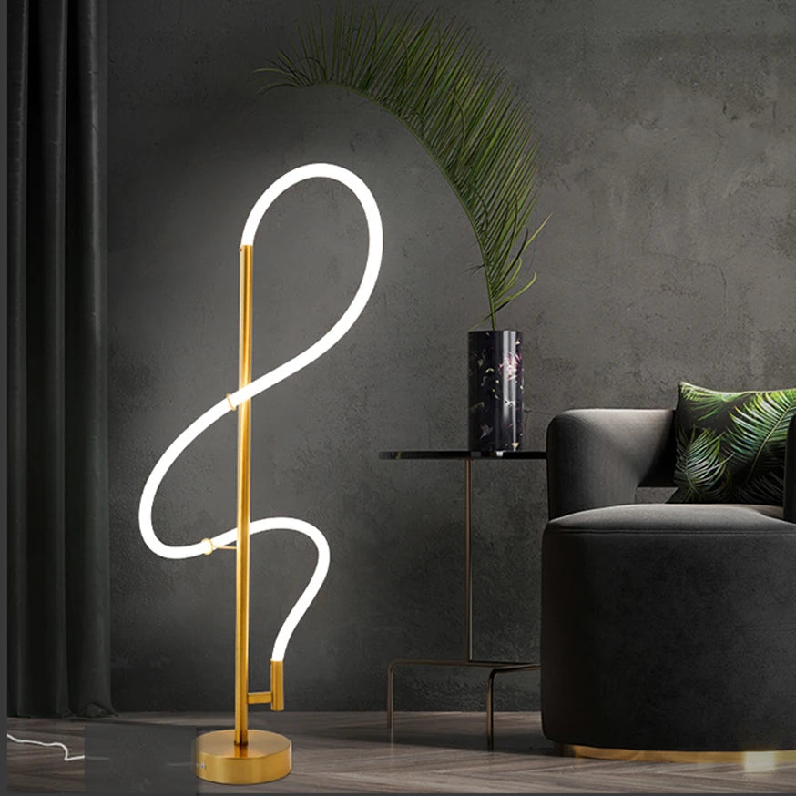 LED postmoderne musique Notes LED lumière lampadaire foyer étude - vue 7 sur 21