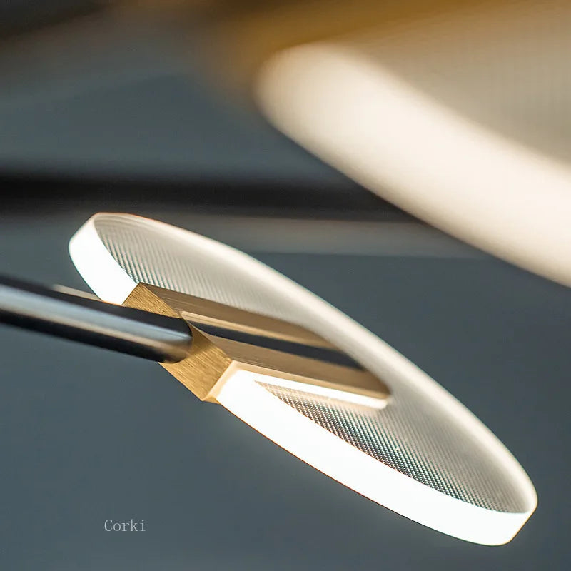 Moderner Acryl-Kronleuchter im nordischen Design für eine elegante Dekoration - vue 4 sur 10