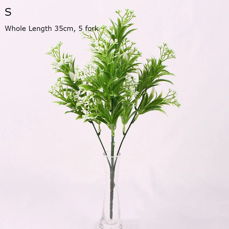 plante artificielle 7 branches pour décoration mariage et Noël - vue 10 sur 21