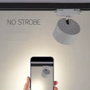 éclairage led sur rail réglable pour magasin de vêtements