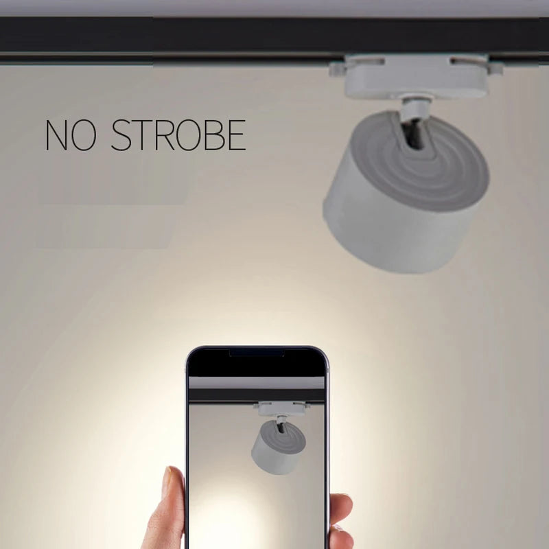 éclairage led sur rail réglable pour magasin de vêtements - vue 5 sur 6