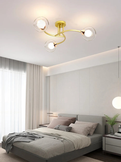 Moderne und schlichte Deckenleuchten im nordischen Stil – Kreatives Design - vue 5 sur 17