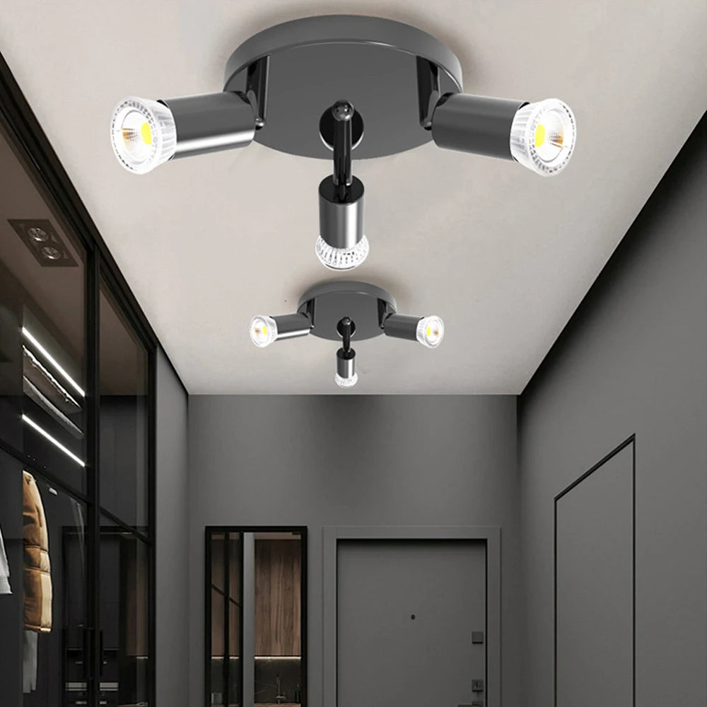 plafonnier led rotatif et réglable luminaire décoratif idéal - vue 5 sur 9