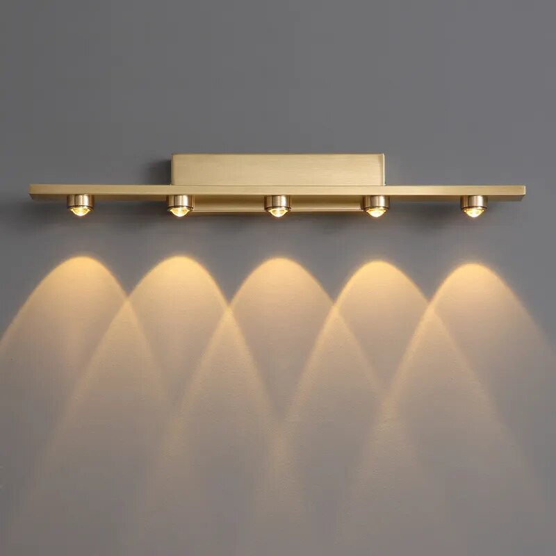 Applique murale LED entièrement en cuivre - vue 4 sur 8