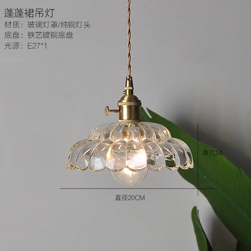 suspension en verre cuivre pour restaurant bar et loft - vue 8 sur 7