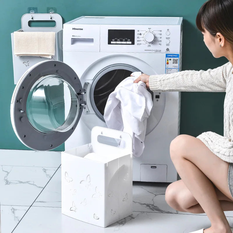panier à linge pliable multifonction pour rangement et organisation - vue 7 sur 8