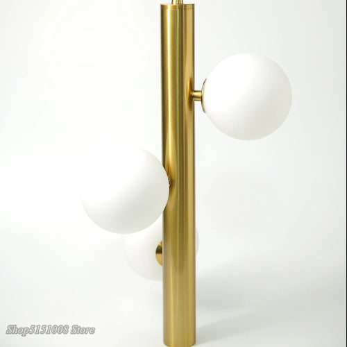 lampes suspendues dorées créatives en forme de haricot magique