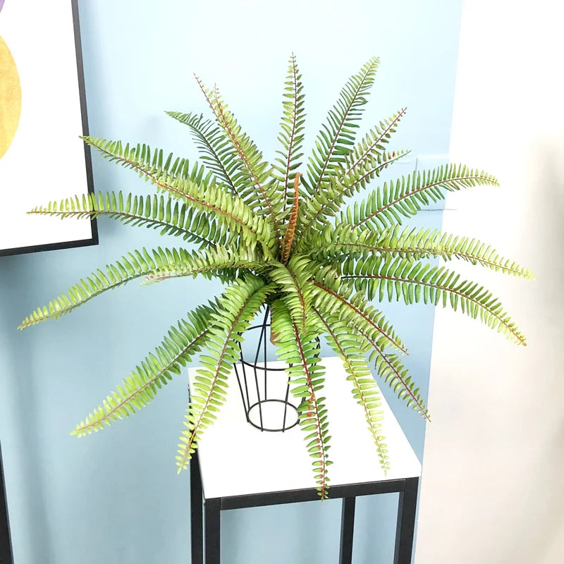 grande fougère artificielle palmier pour décoration extérieure tropicale - vue 6 sur 8