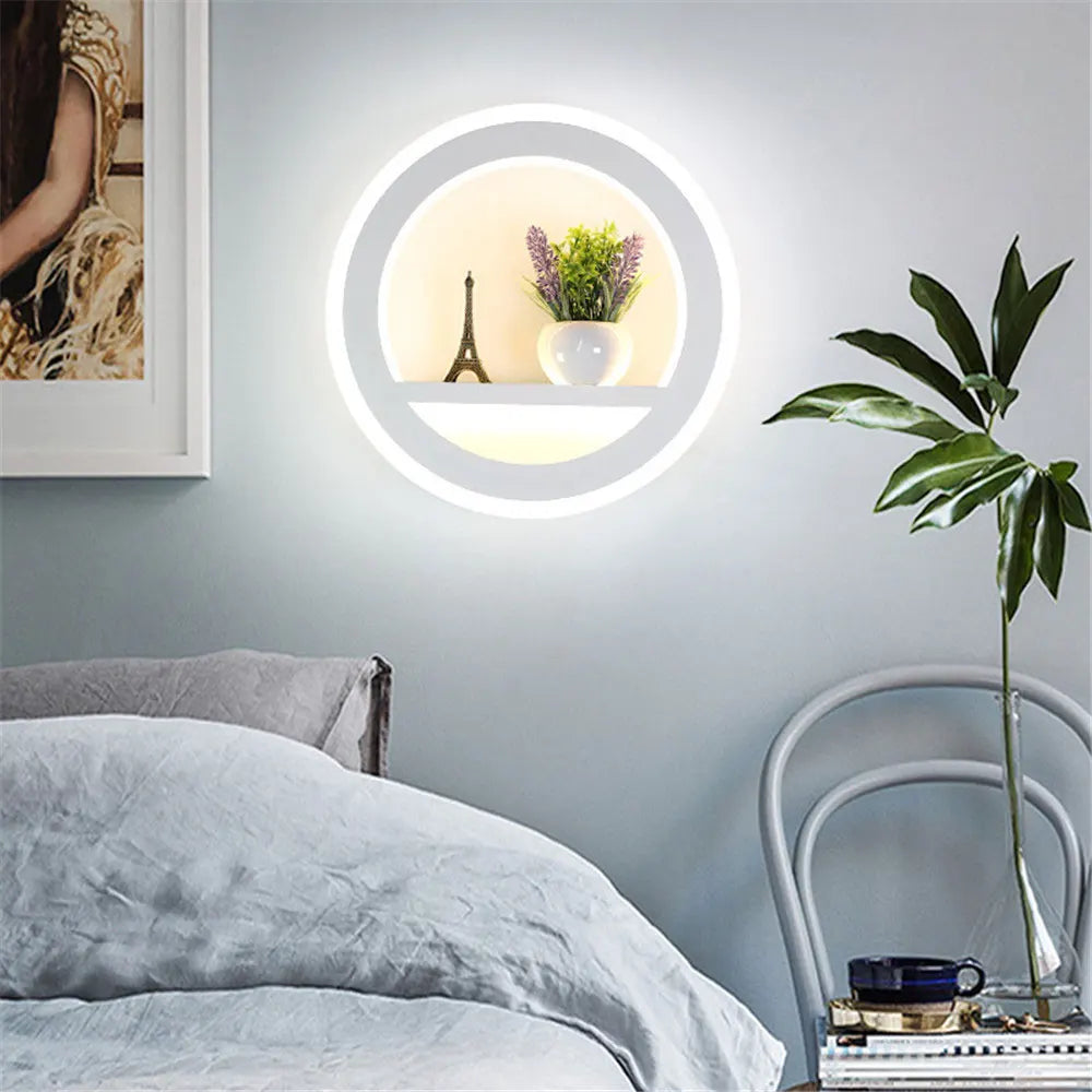 applique murale led moderne style nordique décoration créative - vue 2 sur 7