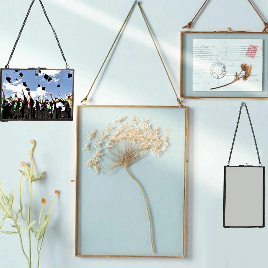cadre photo double face style industriel pour plantes et portraits - vue 11 sur 16