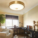plafonnier rond en verre led design moderne décoratif